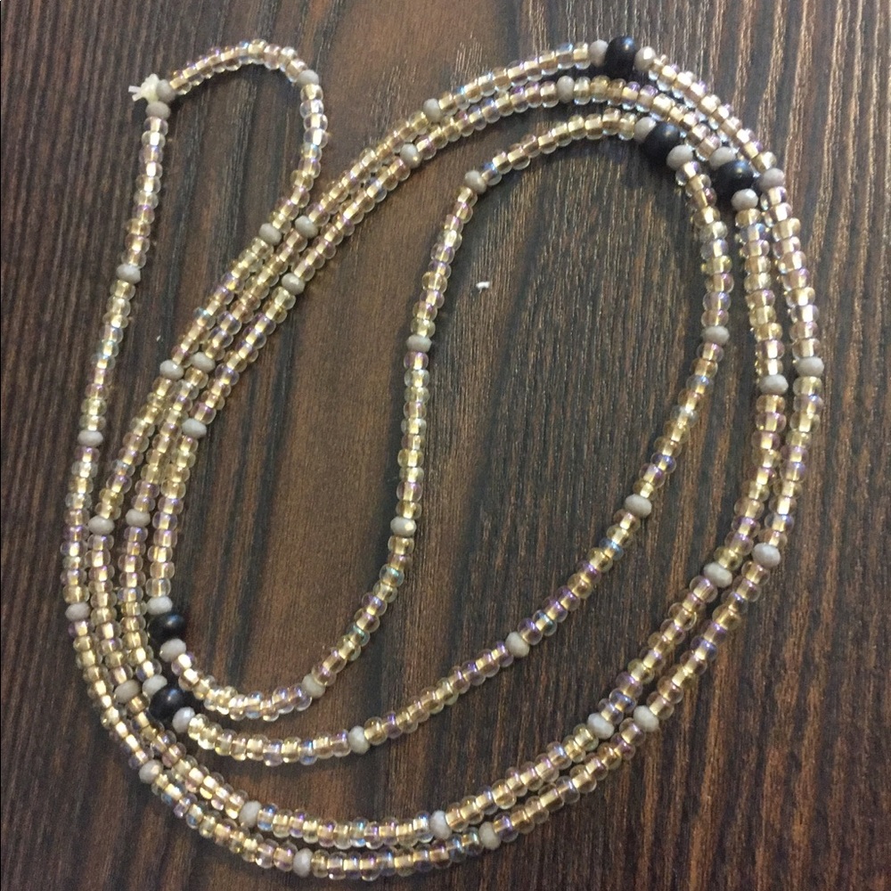 Shine Beaded Double Wrap Necklace